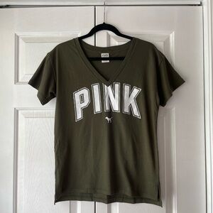 PINK Green T-Shirt